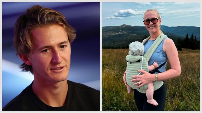 In Pictures: Sebastian Korda delights in passing on his style to sister Jessica's baby son Greyson; playfully teases doubles partnership with nephew