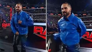 WWE responds to Seth Rollins wearing a blue jacket on top of another blue jacket on RAW
