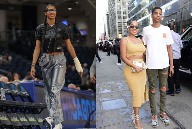 "Melo, come out of retirement": Angel Reese urges Carmelo Anthony to unretire as Kiyan Anthony expresses desire to play with him