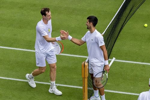 The two tennis greats after a practice session ahead of Wimbledon 2023 (Image Source: Getty)