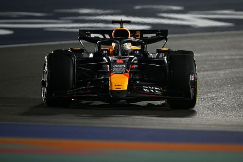 Max Verstappen driving the (1) Oracle Red Bull Racing RB20 during the Sprint - Source: Getty