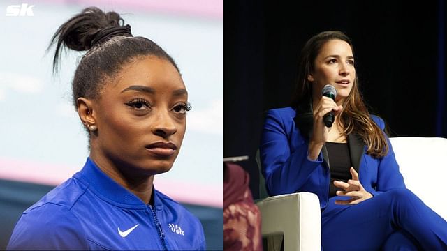 Simone Biles and Aly Raisman 