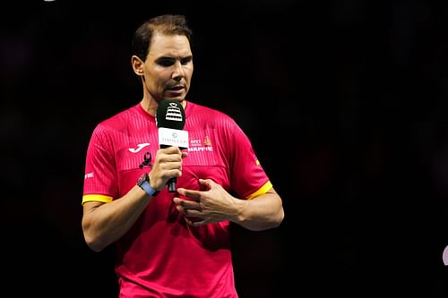 Rafael Nadal at the 2024 Davis Cup Finals (Source: Getty)