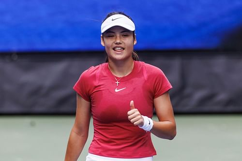 Emma Raducanu at the 2024 US Open (Image: Getty)