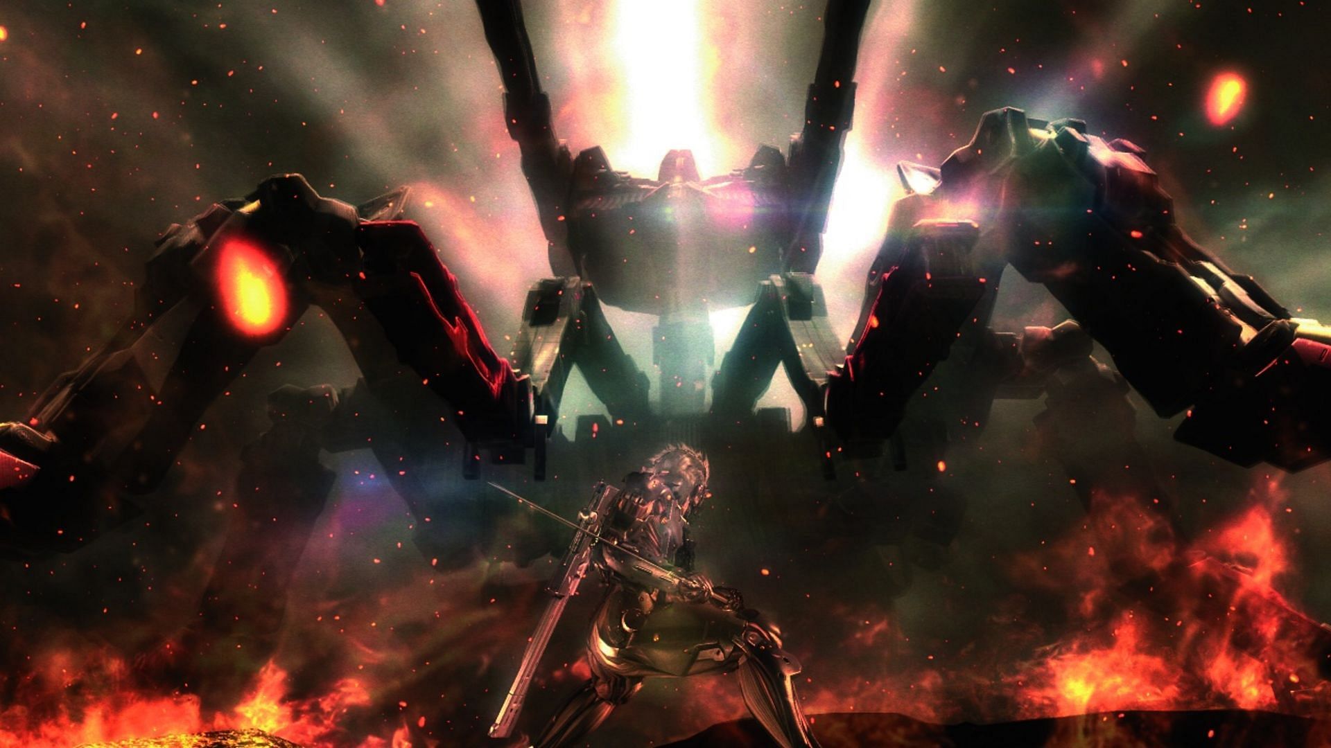 A still from Metal Gear Rising: Revengeance (Image via Konami)