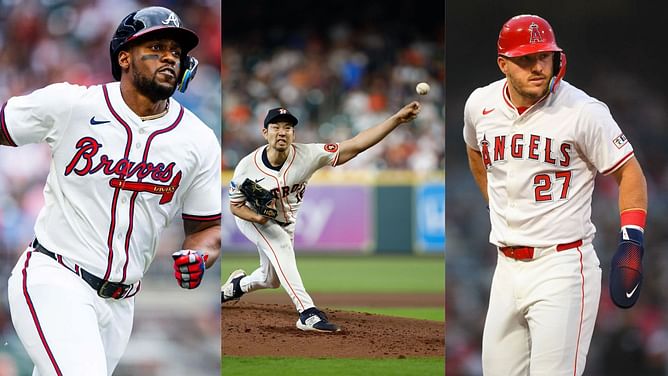 How will the Angels’ batting lineup and pitching rotation shape up after recent trades ft. Mike Trout, Yusei Kikuchi, and Jorge Soler?