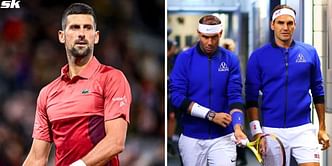 Novak Djokovic won his Major titles competing against Rafael Nadal & Roger Federer, the Swiss had "much less stiff competition," says Diego Hartfield