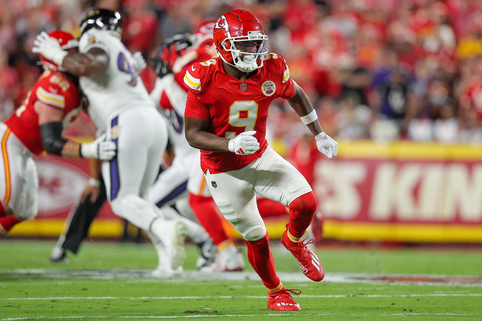 JuJu Smith-Schuster during Baltimore Ravens v Kansas City Chiefs - Source: Getty