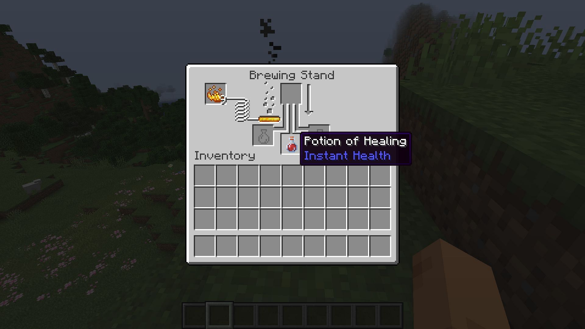 Potions are one of the handiest ways to heal in Minecraft (Image via Mojang Studios)