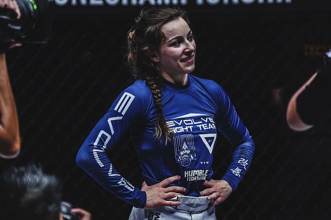 "She's a proper champion" - Fans loving Danielle Kelly's incredible rise from ring girl to submission grappling greatness