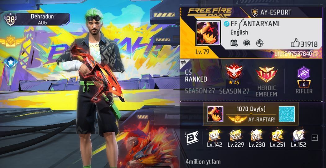 Free Fire MAX ID (Image via Garena/Screenshot)