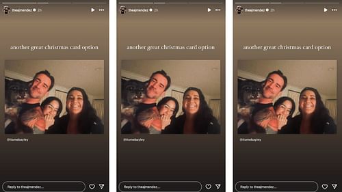 Lee shares an interesting proposal about Bayley's photo on Instagram.
