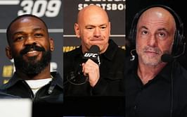 Jon Jones shares his honest pick on the Dana White vs. Joe Rogan debate: "Have you seen his videos?"