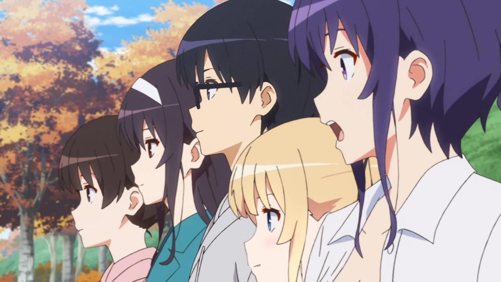 Saekano: How to Raise a Boring Girlfriend (Image via A-1 Pictures)