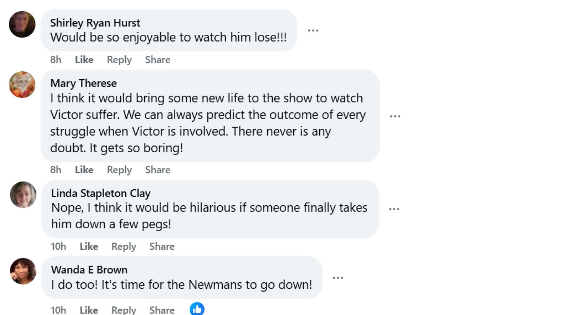 Other fan reactions (Image via Facebook/@Young and Restless Canadian Day Ahead Recaps)