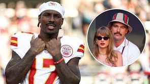 Chiefs WR Mecole Hardman Jr's wife reveals she was surprised by 'internet-breaking' picture with Travis Kelce's girlfriend Taylor Swift