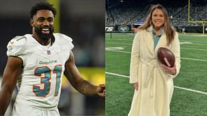 Raheem Mostert's wife Devon and children have special message for Dolphins RB ahead of Raiders clash