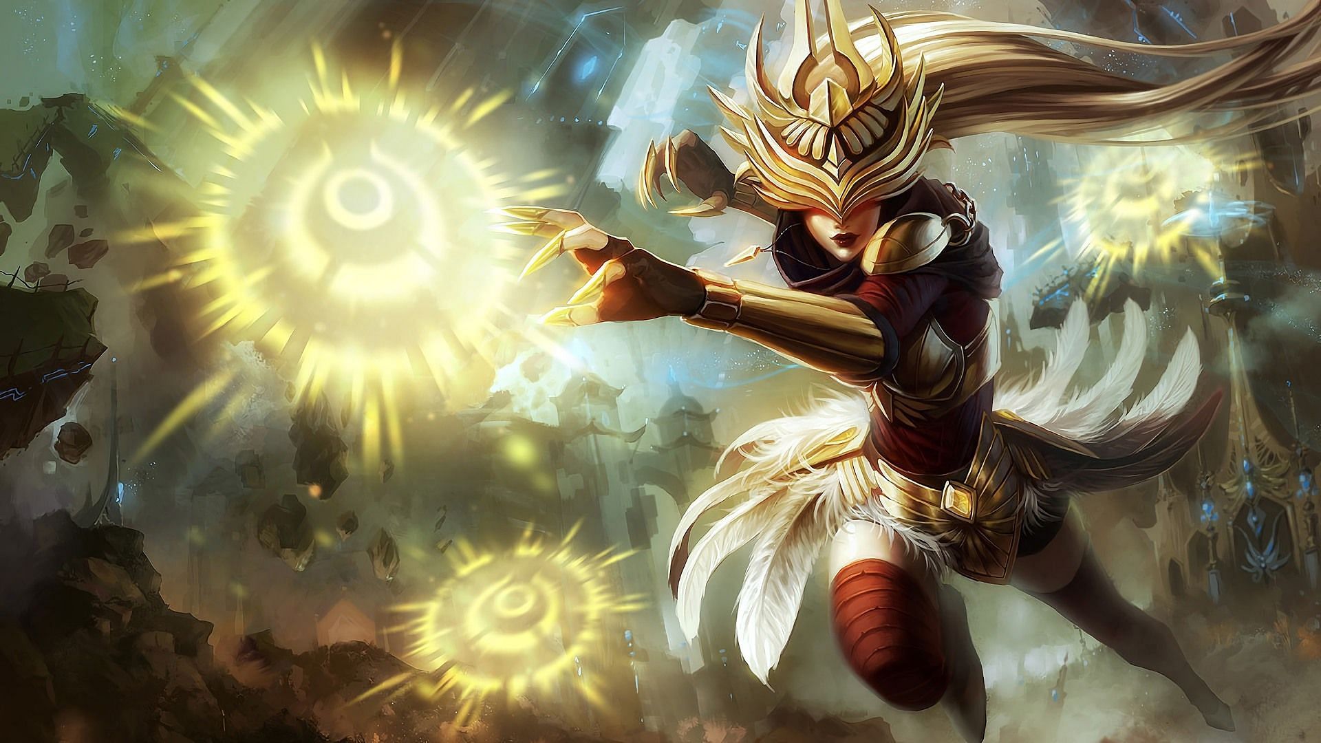 Justicar Syndra in League of Legends (Image via Riot Games)