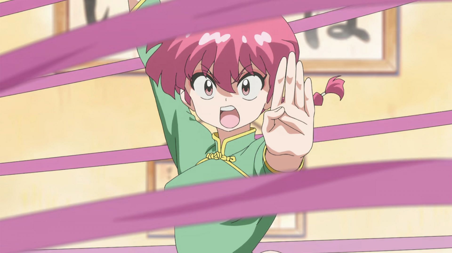 Female Ranma training as seen in the latest episode (Image via MAPPA).