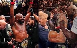 Jon Jones posts 'Predator Handshake' edit over iconic UFC 309 photo with means to "restore the republic" with Donald Trump and Elon Musk