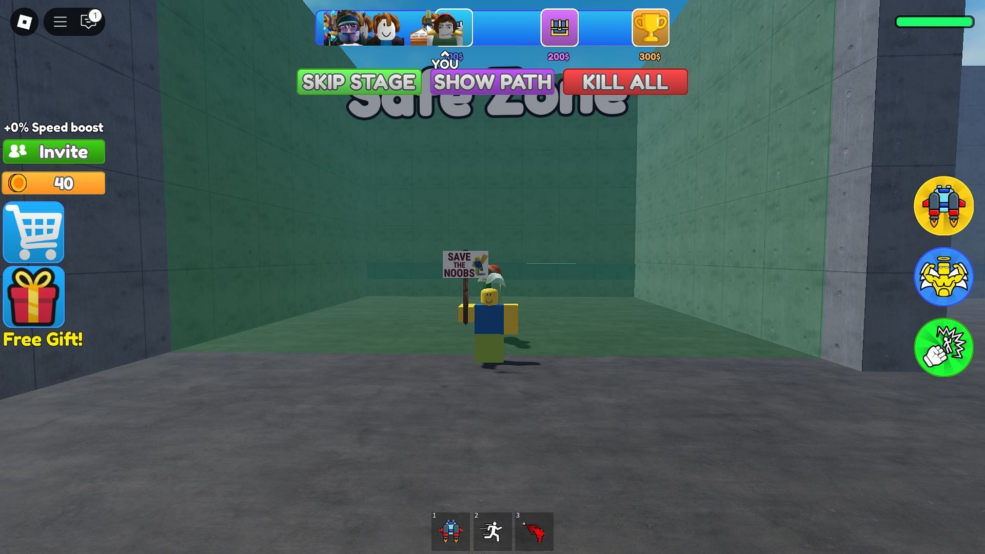 A Safe Zone (Image via Roblox)