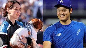 WATCH: Shohei Ohtani's wife Mamiko steals the spotlight from Dodgers superstar with impressive basketball skills