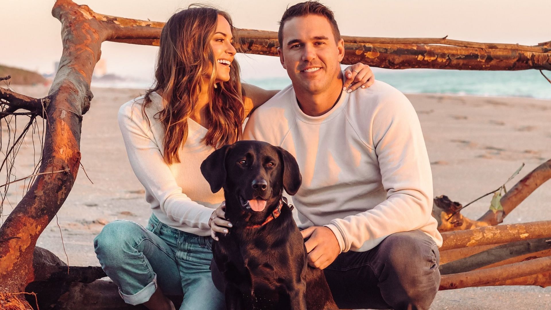 Brooks Koepka&rsquo;s Jena Sims makes a special birthday wish for their dog Cave (Images via @jenamsims/Instagram)