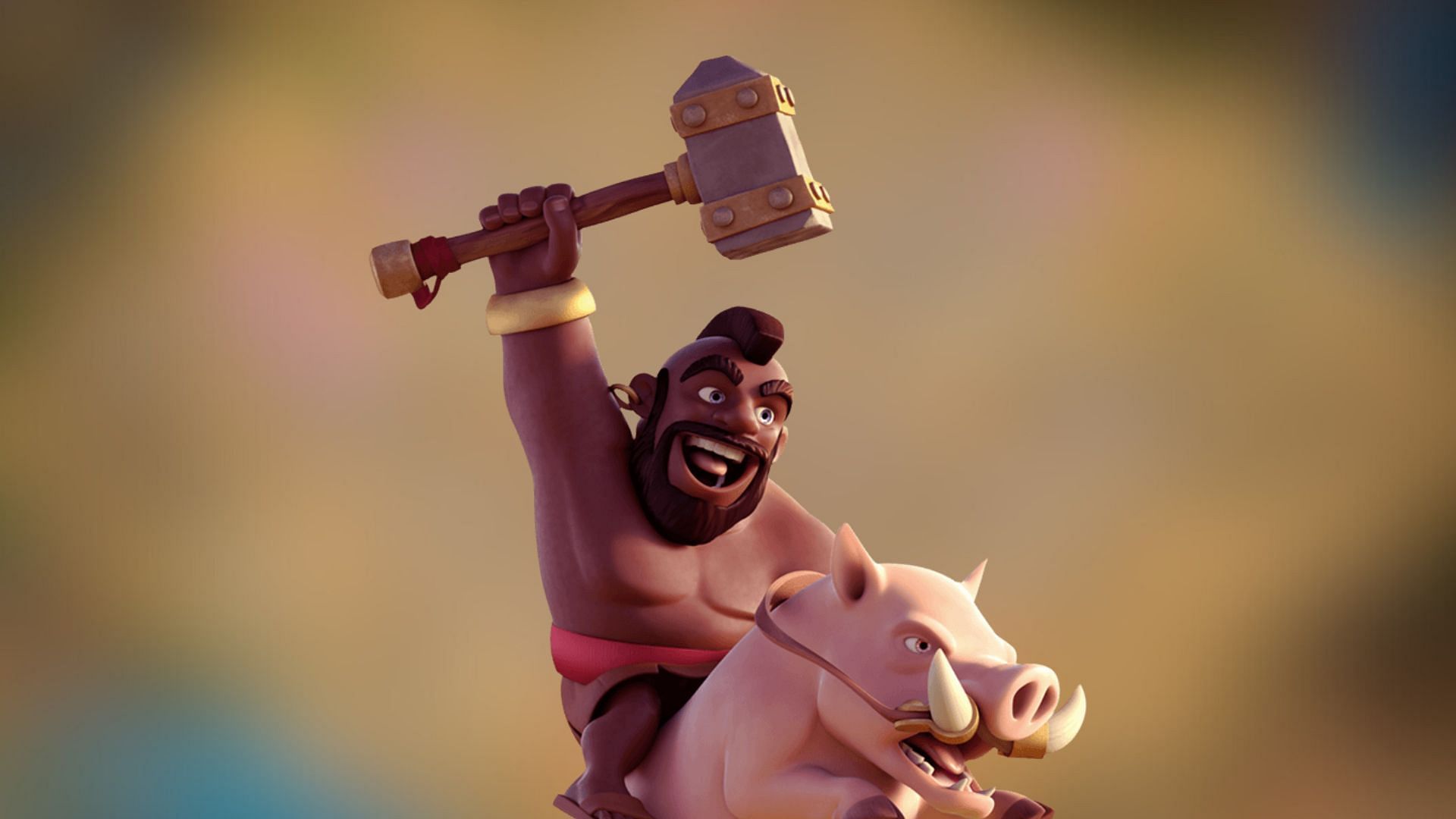 Hog Rider is an attacker that can deal a lot of damage (Image via Supercell)