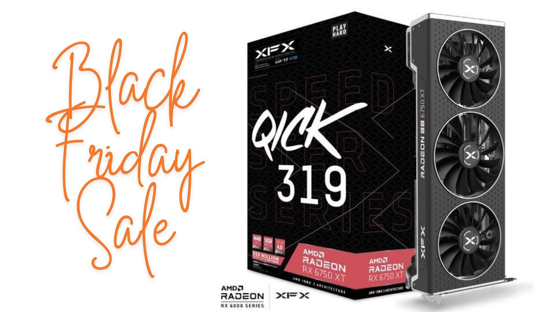 XFX Speedster QICK319 Radeon RX 6750 XT available under $290 (Image via XFX)