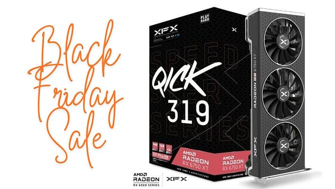 XFX Speedster QICK319 Radeon RX 6750 XT available under $290 on this Black Friday 2024