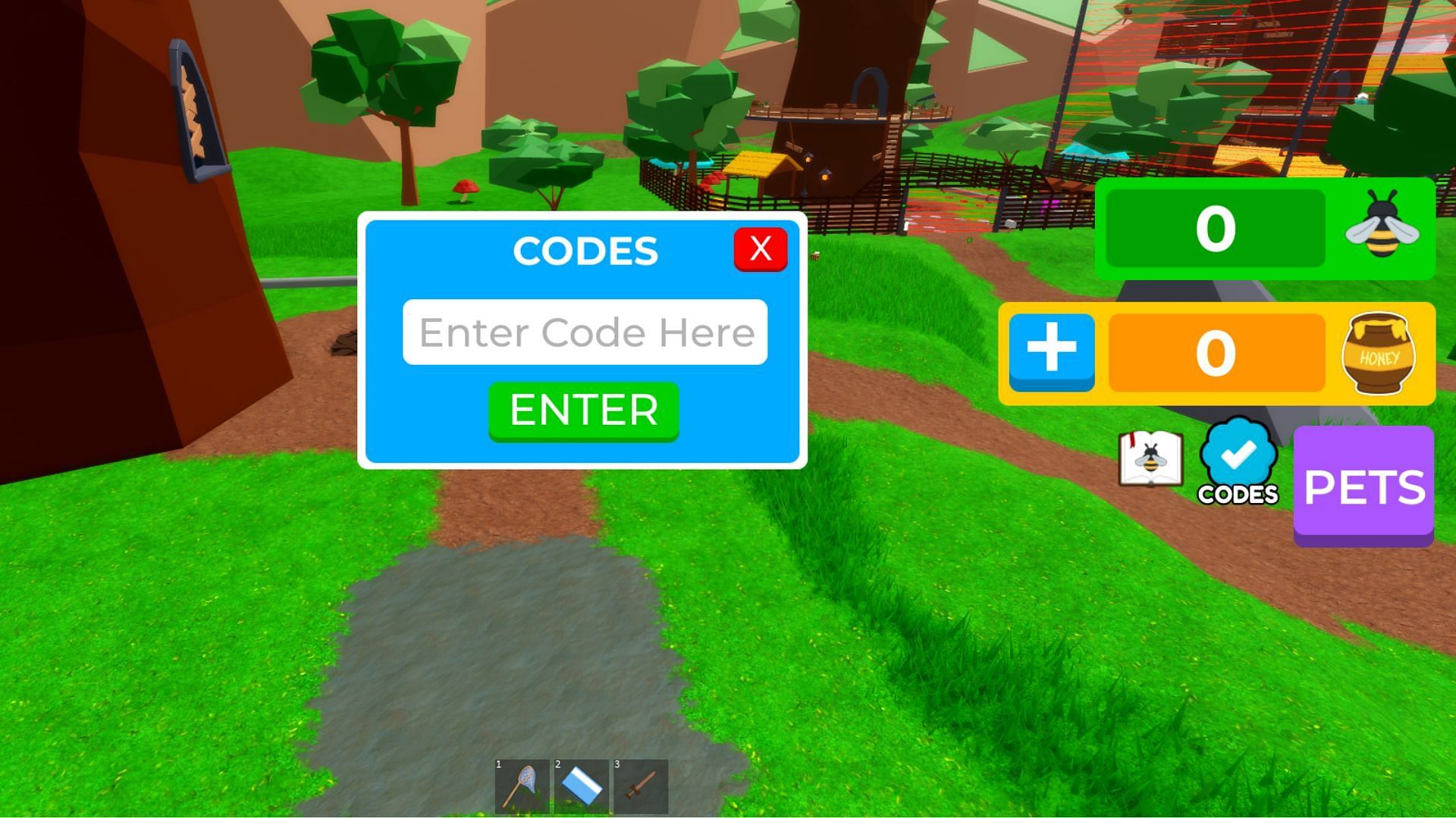 Redeem codes in Super Treehouse Tycoon 2 (Image via Roblox)