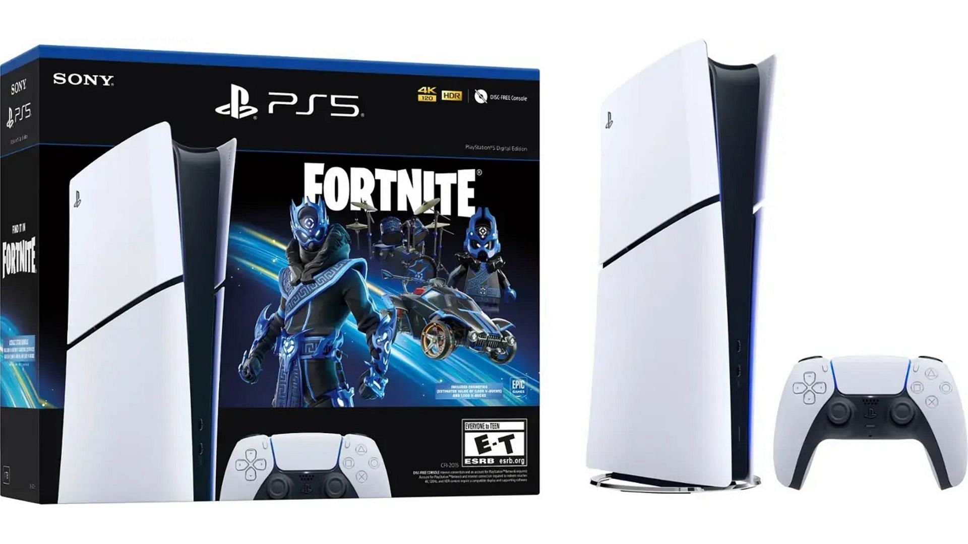 Picture of Sony PS5 Slim Console Fortnite Cobalt Star Bundle