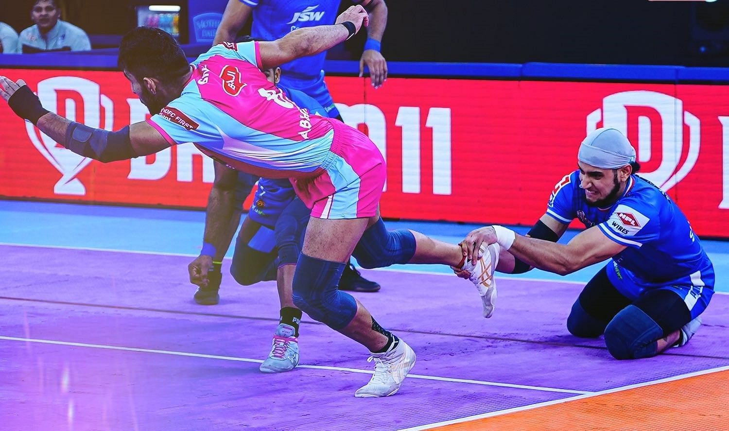 हरियाणा स्टीलर्स vs जयपुर पिंक पैंथर्स (Photo Credit - @HaryanaSteelers)