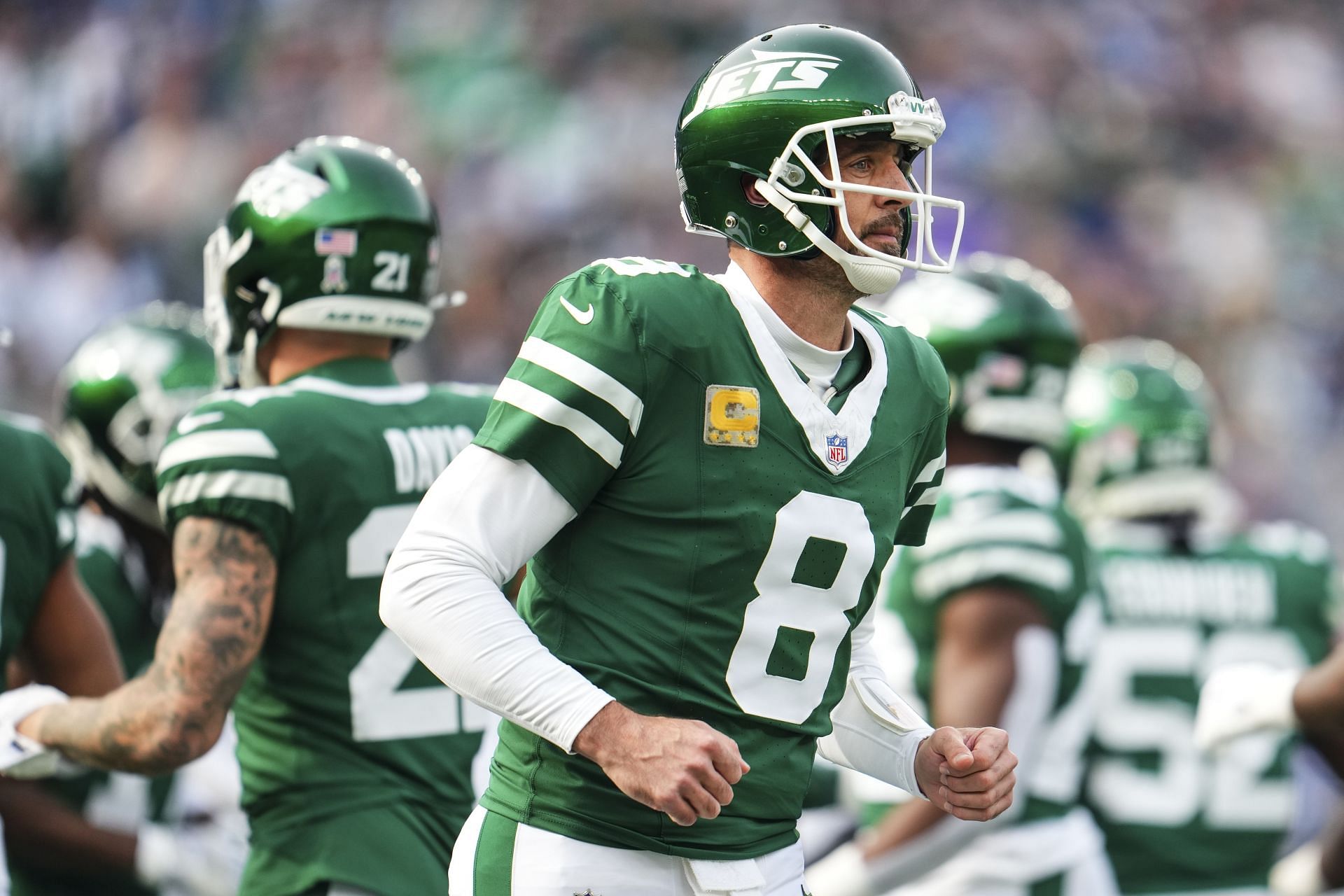 Aaron Rodgers at Indianapolis Colts v New York Jets - Source: Getty