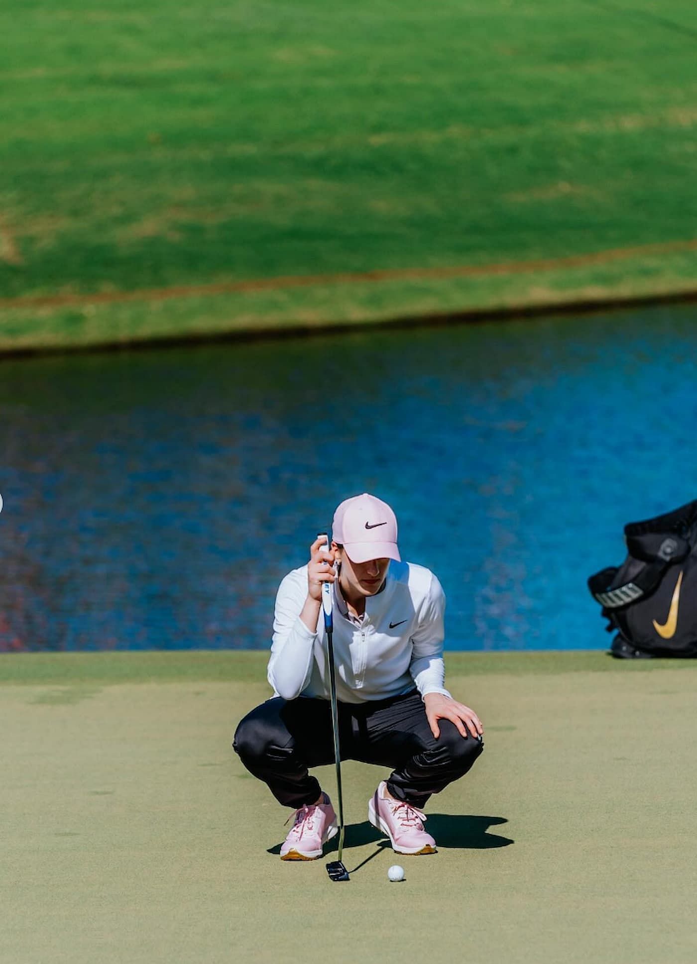 Clark at the LPGA (Photo credits: Clark&#039;s Instagram)