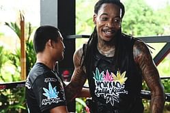 WATCH: Superlek Kiatmoo9 reunites with hip-hop superstar Wiz Khalifa in Bangkok sparring session