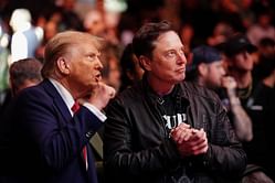 "Is Omega symbolizing the end?" — Internet speculates about Elon Musk's necklace at UFC fight he attended with Trump