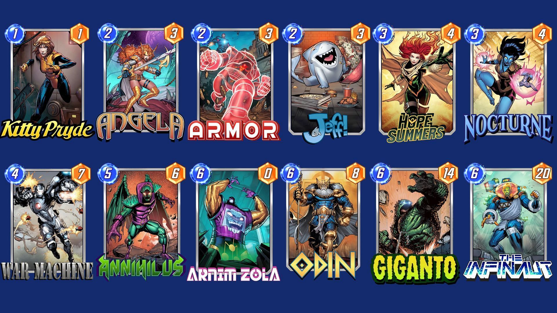 The Giganto Summers Deck is an effective Marvel Snap Giganto deck (Image via Nuverse)