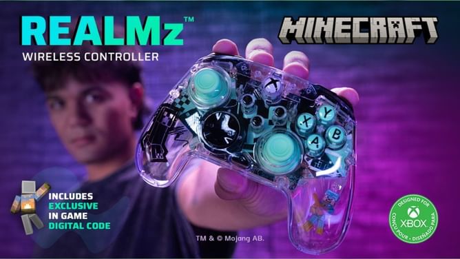 Official Minecraft-themed Xbox controller announced