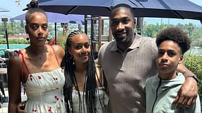 "She got game": Gilbert Arenas's ex Laura Govan & girlfriend Melli Monaco gush over Hamiley Arenas's 30-point outburst