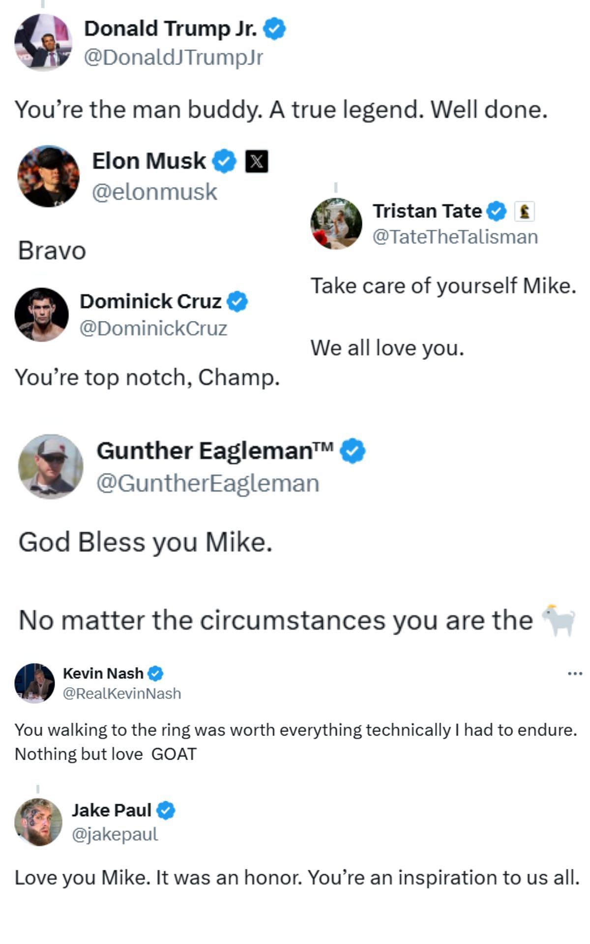 Reactions to Mike Tyson&#039;s statement