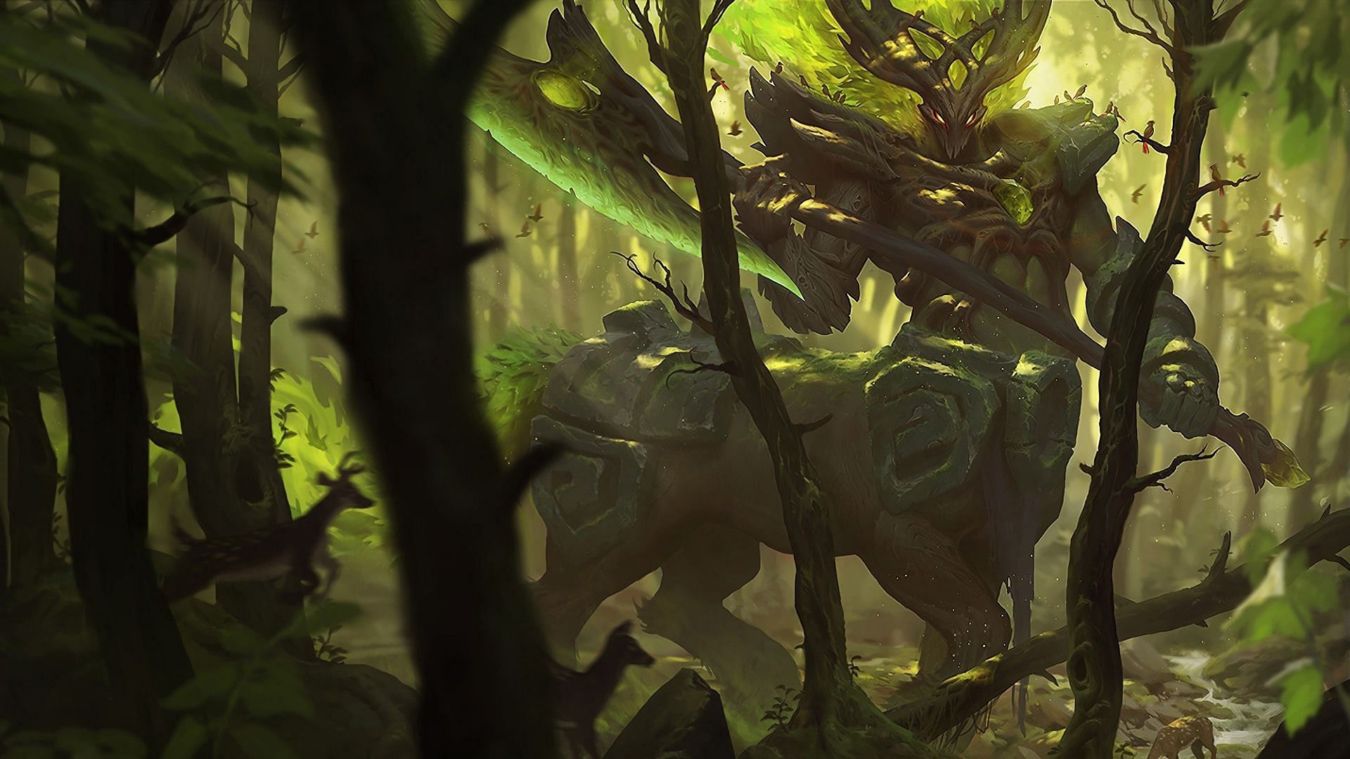 Elderwood Hecarim in League of Legends (Image via Riot Games)