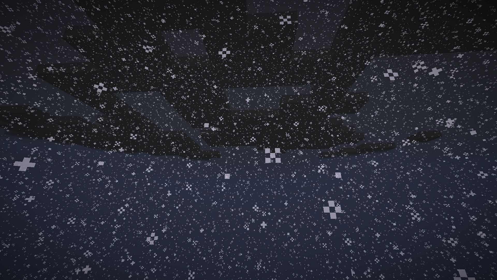 During snow, it is the same light level as when it is raining (Image via Mojang Studios)