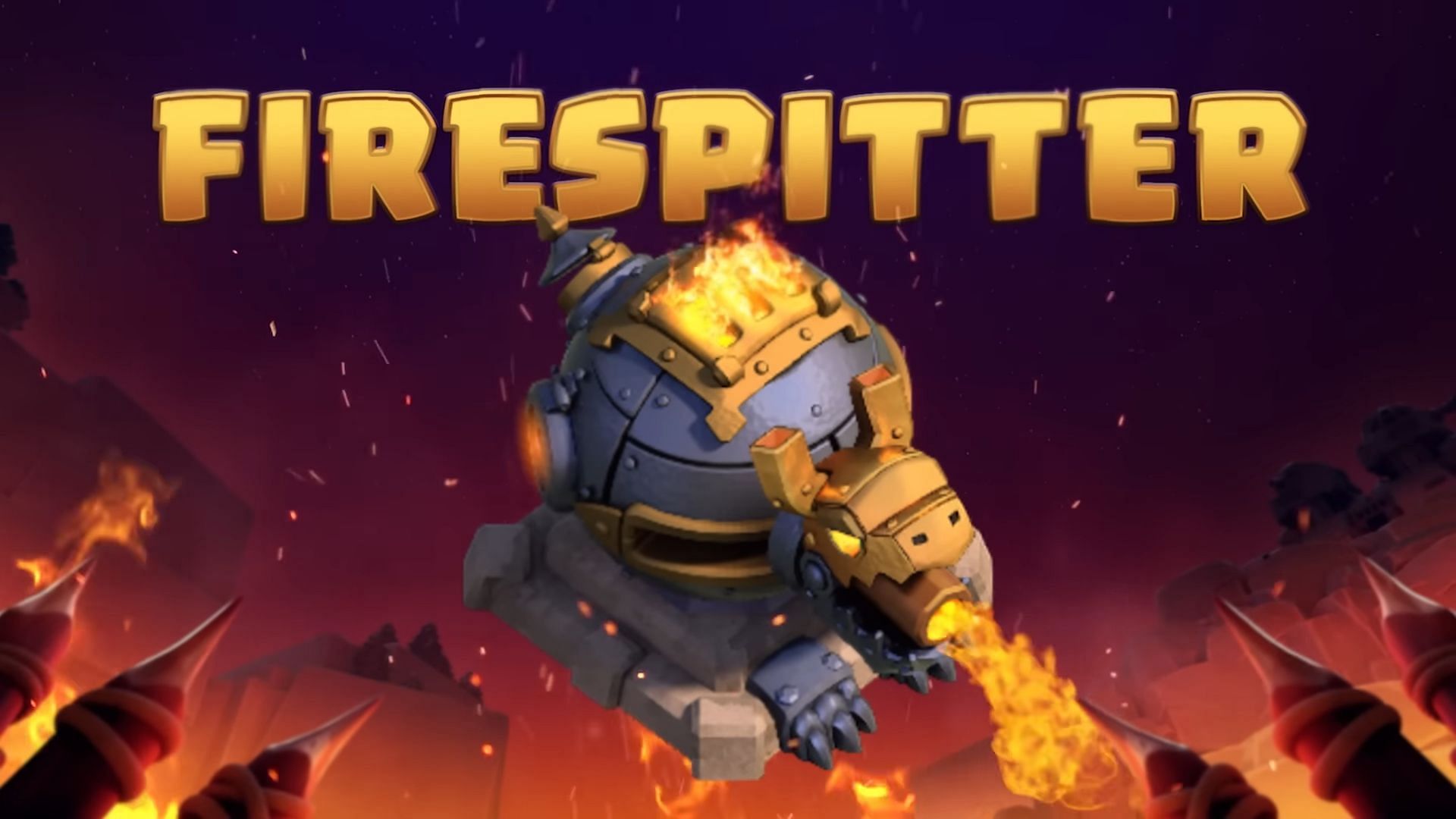 Fire Spitter in Clash of Clans (Image via Supercell)