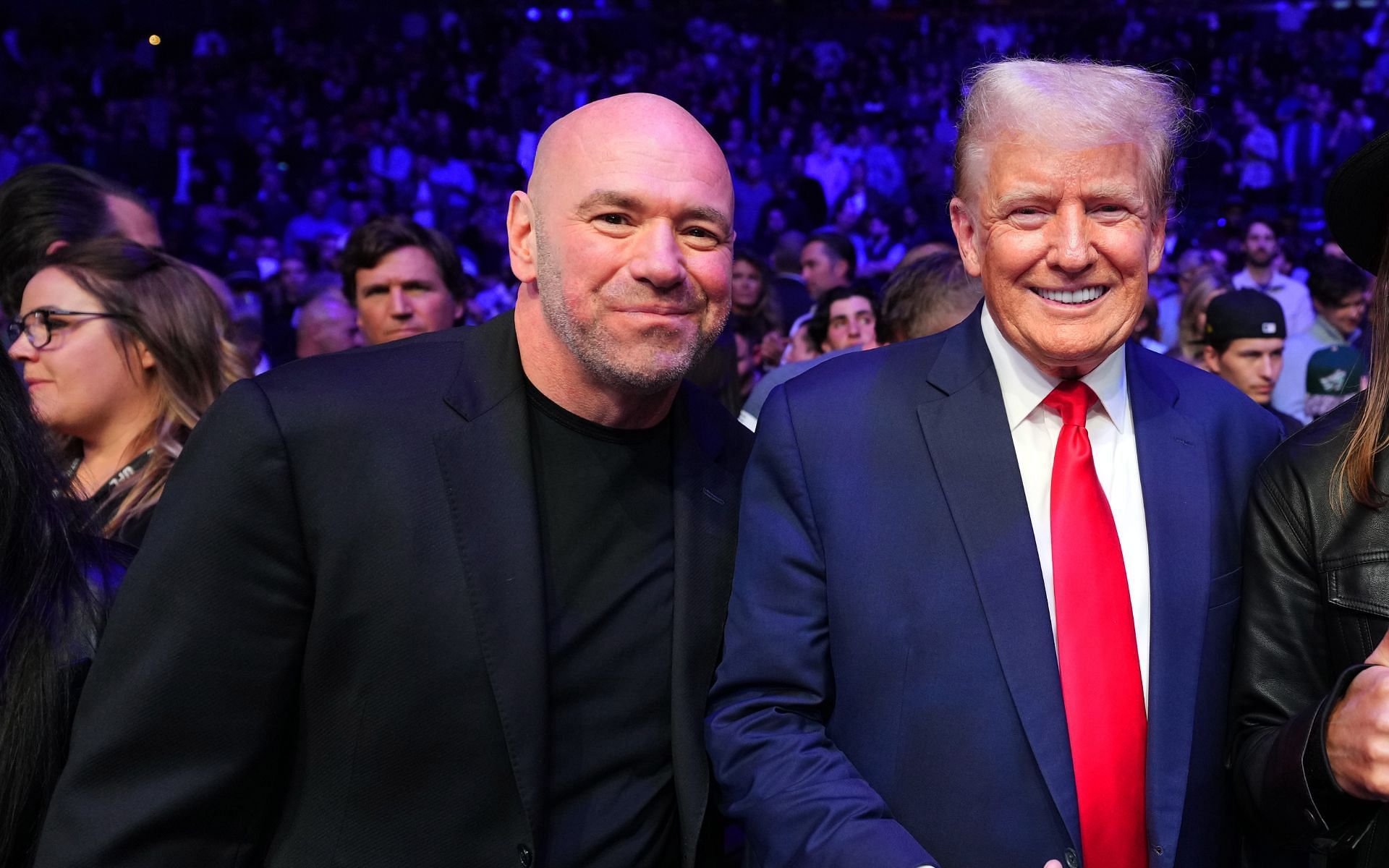 Dana White (left) and Donald Trump (right) have long shared a bond of mutual respect and support [Image courtesy: Getty Images]