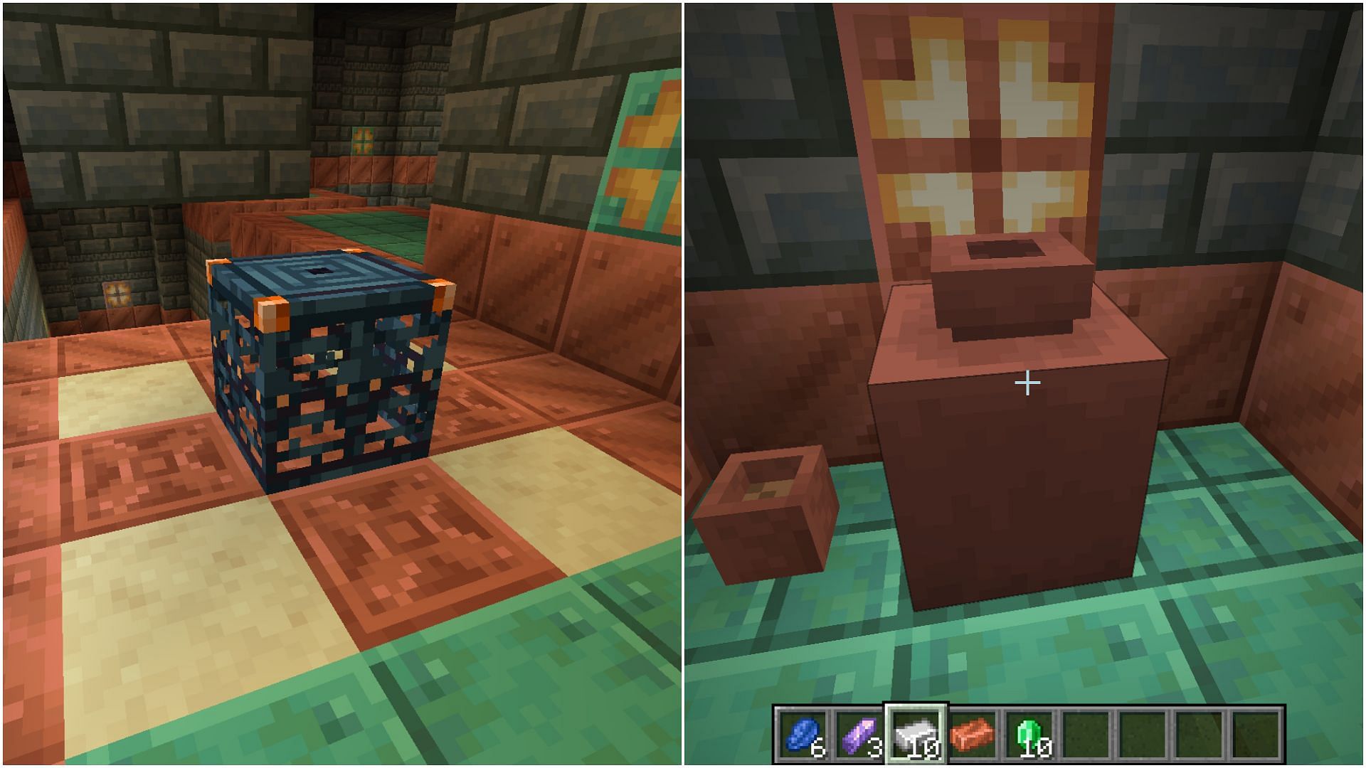 Trial spawners, chests, and decorated pots have lots of loot in Trial Chambers (Image via Mojang Studios)