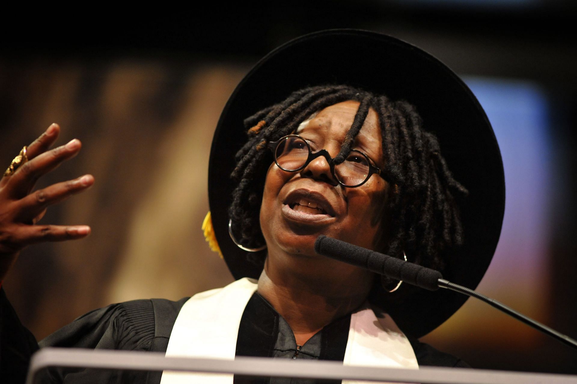 Whoopi Goldberg Speaks At The 2011 Savannah College Of Art And Design Graduation Ceremony - Source: Getty