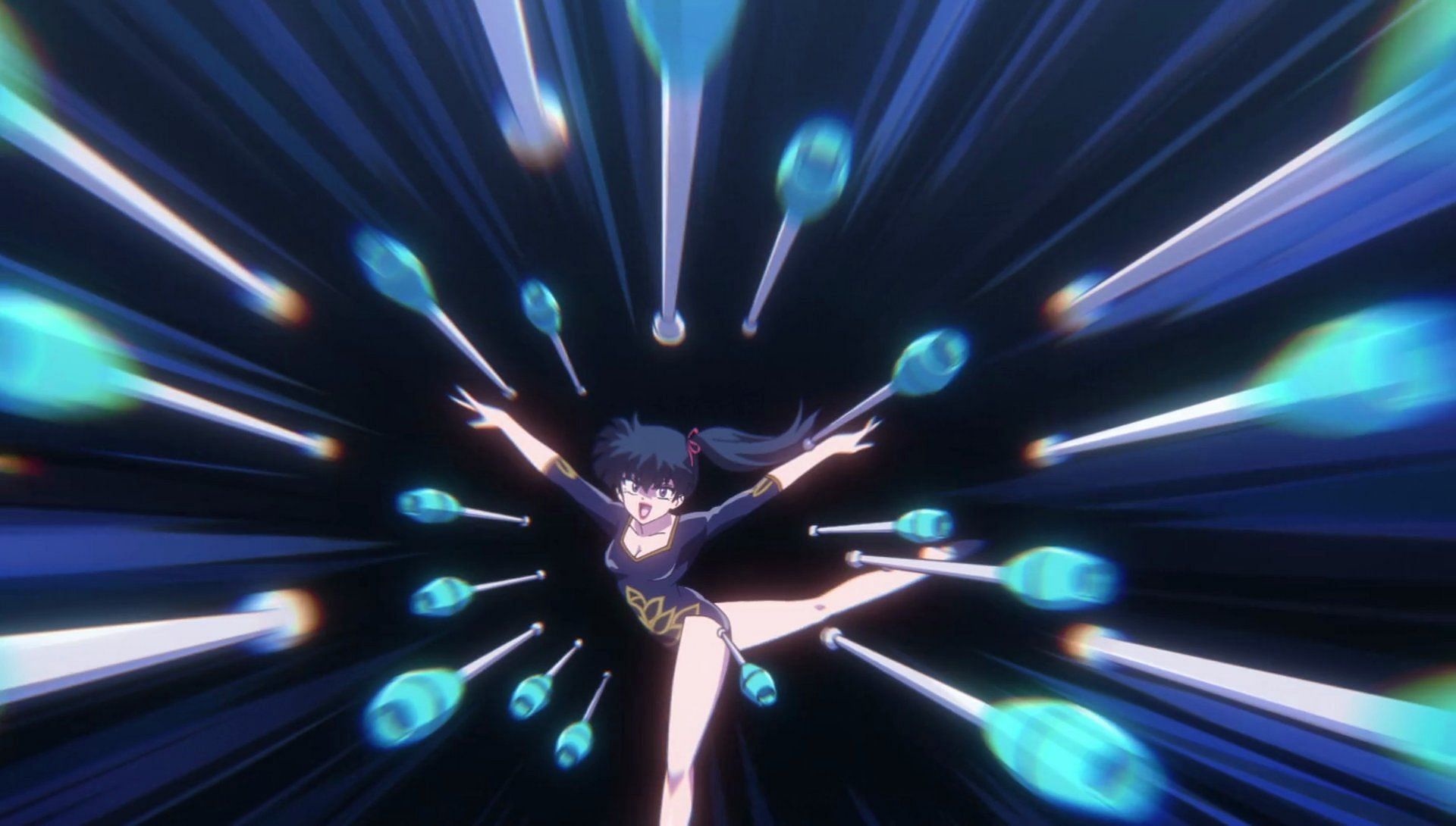 Kodachi attacking female Ranma as seen in the latest episode (Image via MAPPA).