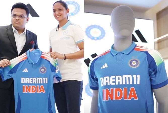 [Watch] India launches stunning new ODI jersey with Jay Shah and Harmanpreet Kaur