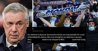 "Needs to pack his bag", "Needs to be shipped to MLS" - Fans slam Real Madrid star after their 3-1 loss to Milan